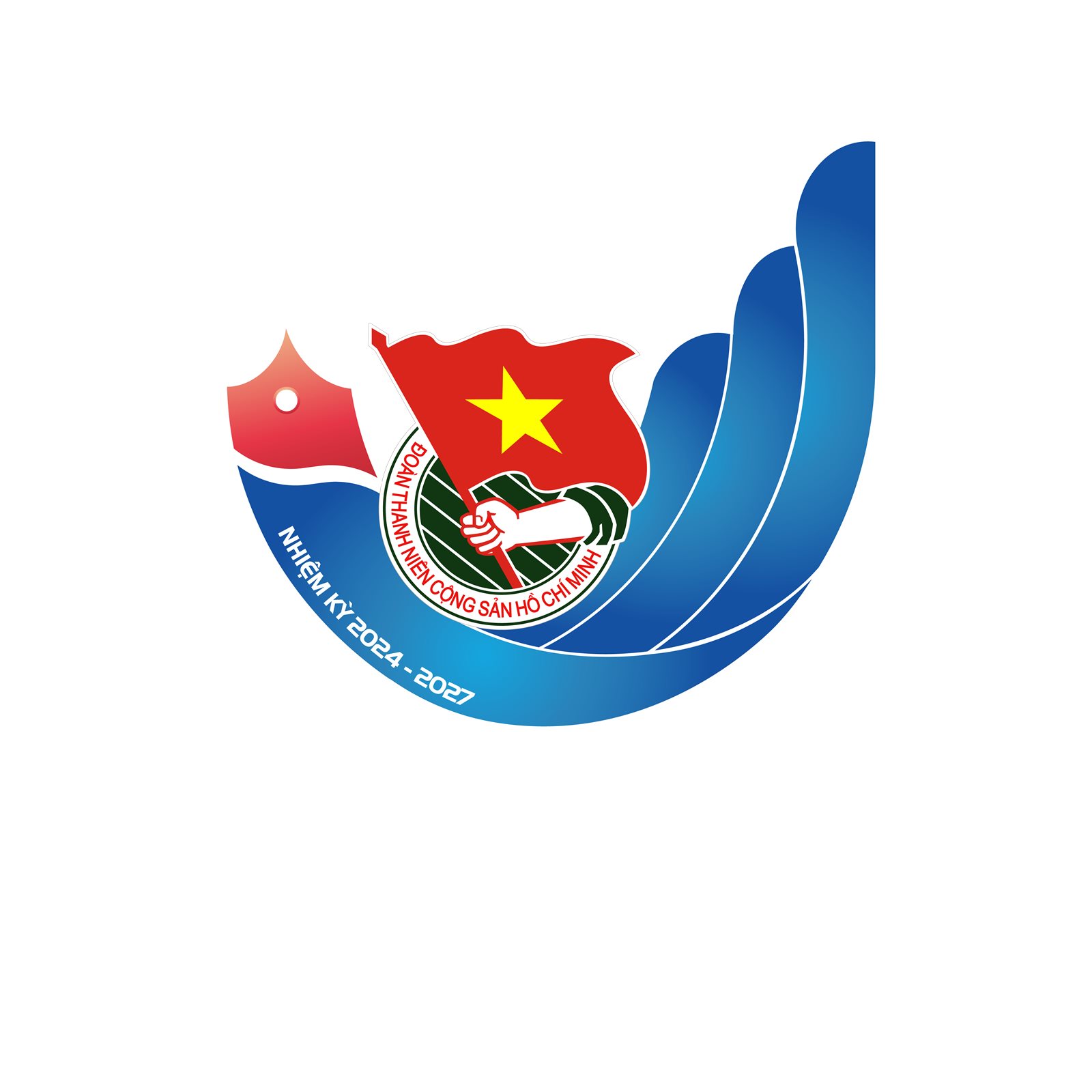 Logo Đại hội Đoàn Học viện Báo chí và Tuyên truyền