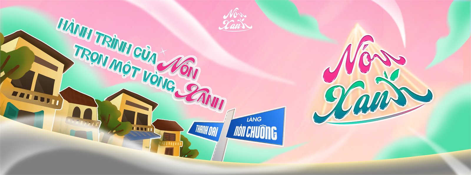 Bộ nhận diện dự án truyền thông Nón Xanh