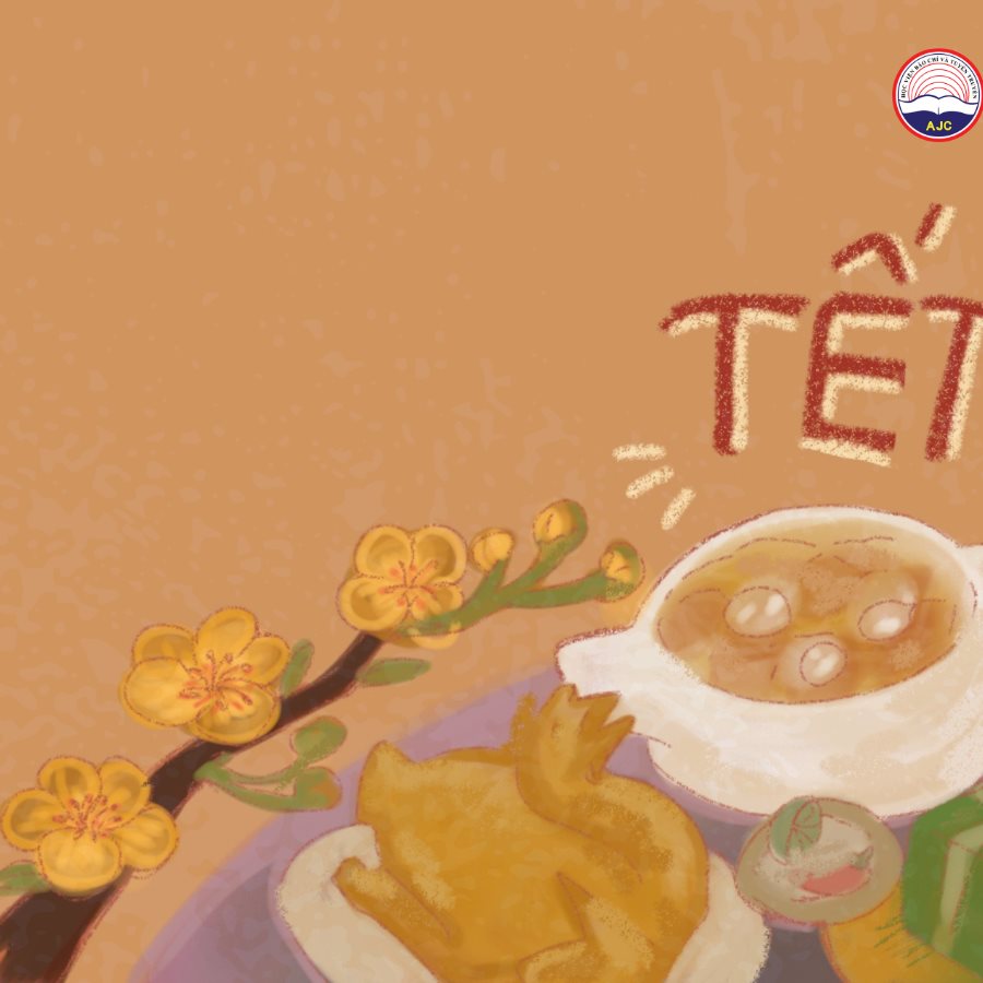 Minh họa Tết Là — tranh vẽ tay không khí Tết